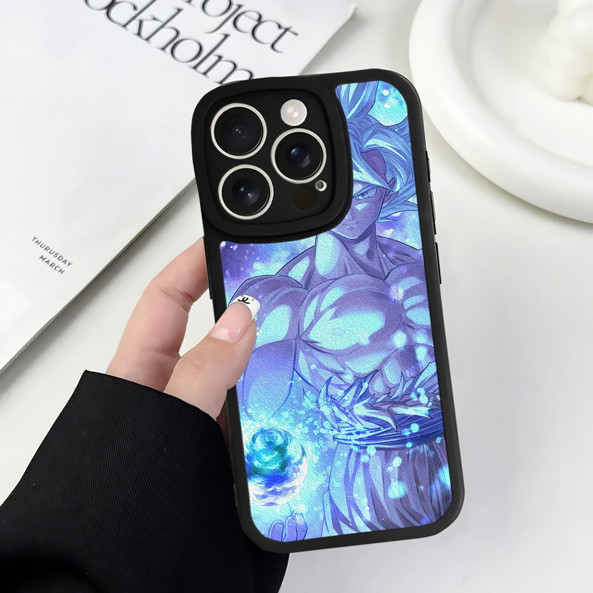 （画像用） ドラゴンボール DRAGON BALL 【iPhone 16シリーズ対応】シリコンスマホケース（レザー調） 材質：シリコン